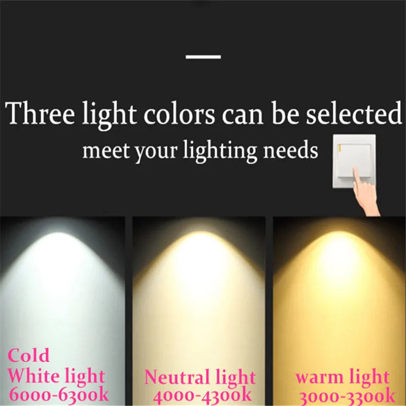 Dimmable AC90V-260V 5W7W9W12W15W18W20W LED Downlights Epistar Chip COB Recessed Ceiling Lamps Spot Lights  For Home illumination