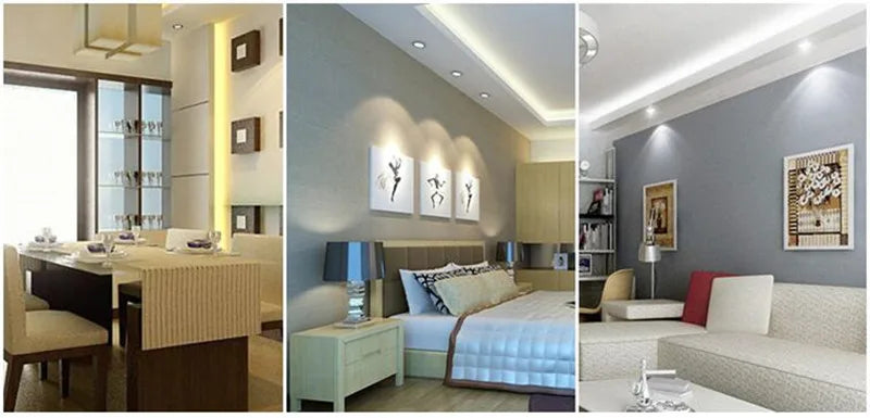 Dimmable AC90V-260V 5W7W9W12W15W18W20W LED Downlights Epistar Chip COB Recessed Ceiling Lamps Spot Lights  For Home illumination