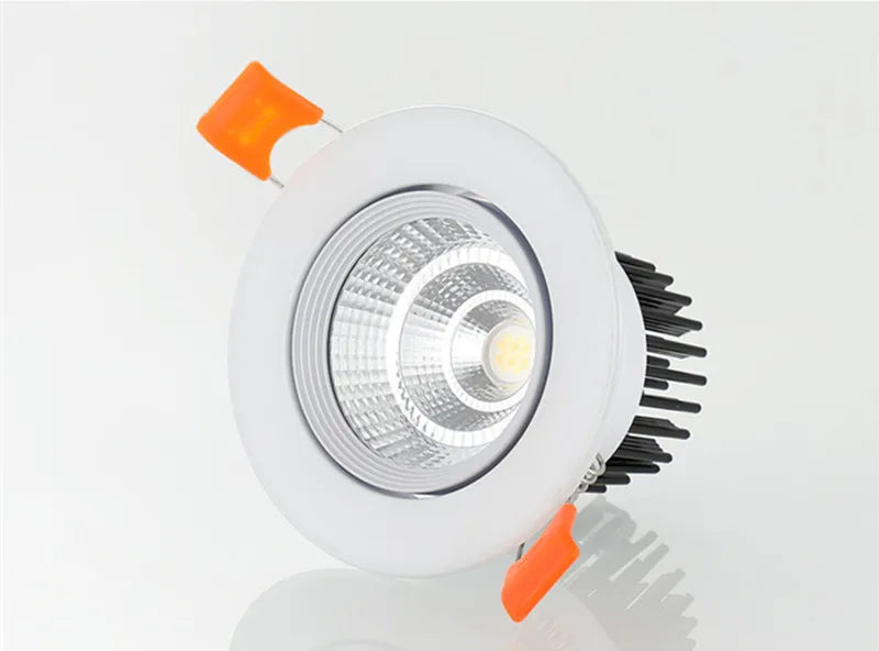 Dimmable AC90V-260V 5W7W9W12W15W18W20W LED Downlights Epistar Chip COB Recessed Ceiling Lamps Spot Lights  For Home illumination